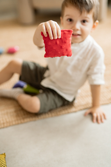 Woreczek gimnastyczny Sensoryczny Jasnozielony ekoskóra 1 szt.