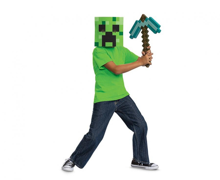 Zestaw Creeper MINECRAFT (maska + kilof)