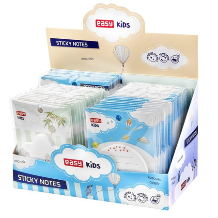 Karteczki kartki samoprzylepne okrągłe mix wzorów