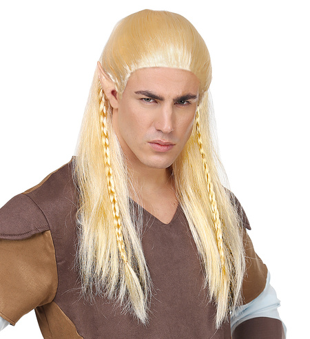 Peruka blond Elfa Władca Pierścieni Legolas