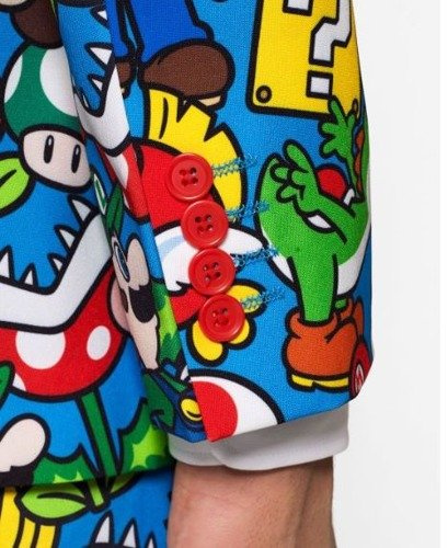 Garnitur męski licencjonowany SUPER MARIO zestaw