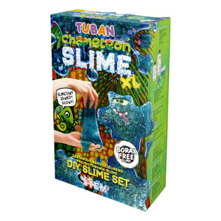 Zestaw Slime DIY KAMELEON SLIME, XL z kolorowymi drobinkami