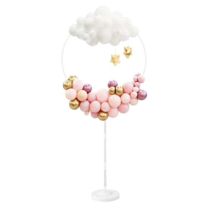 Stojak na balony Transparentny stelaż OKRĄGŁY 160 cm śr. 78cm