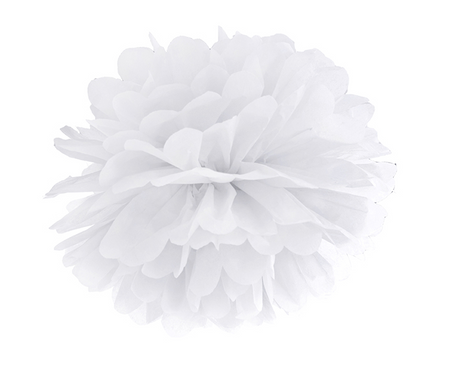 Pompon dekoracyjny bibułowy różne kolory DUŻY 35 cm