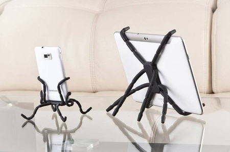 Uchwyt pająk na tablet - czarny