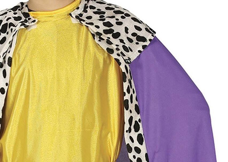 Strój dla dzieci Król Mędrzec Trzech Króli żółto fioletowy