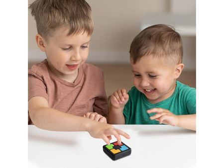 Gra Memory elektroniczna podróżna kolorowe kwadraty