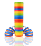 Serpentyna papierowa Tęczowe paski poziome 4m