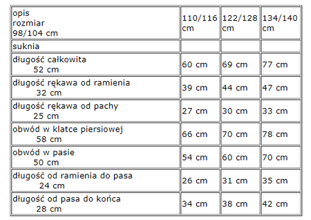 Strój dla dziewczynki Łabędź