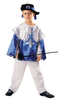 Strój MUSZKIETER NIEBIESKI