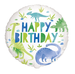 Dinozaury Happy Birthday balon foliowy 18 cali