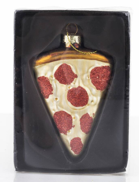 Bombka zawieszka na choinkę pizza kawałek pizzy 1 szt.