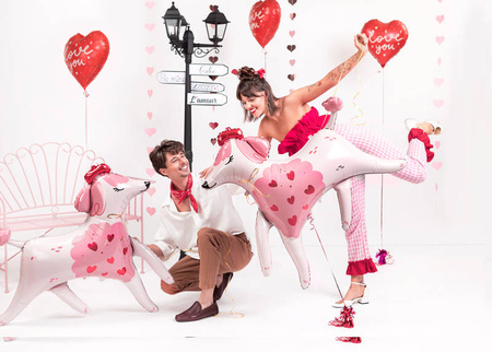 Kupidyn Love balon foliowy 82x99 cm