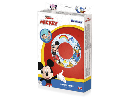 Koło dmuchane do pływania 56 cm Disney Mickey