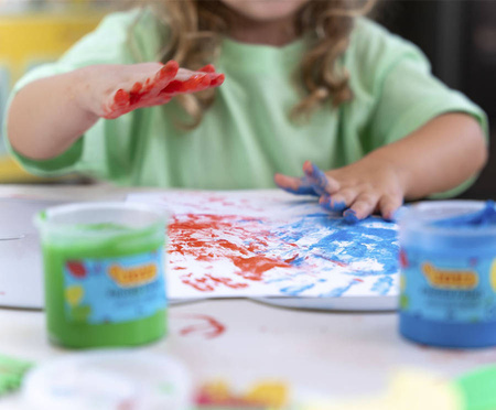 Farby do malowania palcami JOVI 6x125ml