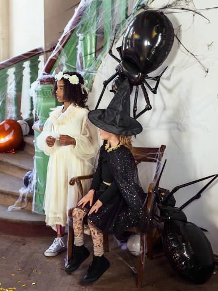 Balon foliowy PAJĄK 60x101 cm metalizowany Halloween