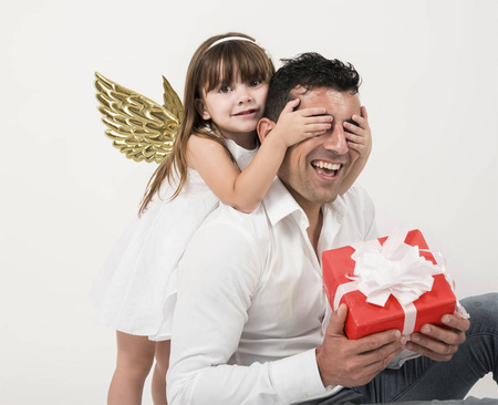 Skrzydła anioła anielskie błyszczące 42 x 20 cm mix