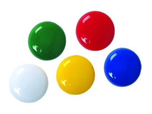 Magnesy do tablic 30 mm 12 sztuk