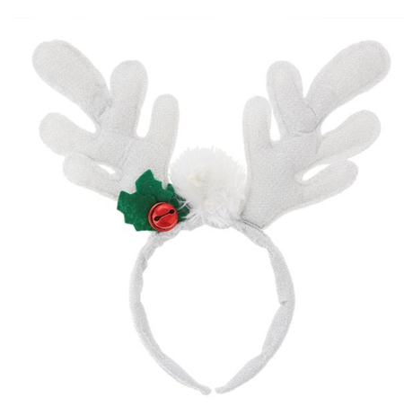 Opaska Rogi Renifera LUX srebrna