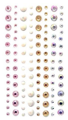 Kryształki samoprzylepne 120 szt. Star Dust