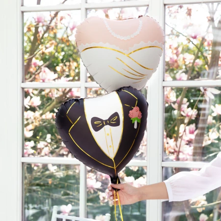 Balon foliowy serce Pani Młoda 18 cali