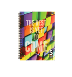 Kołozeszyt B5 100 kartkowy w kratke 575  kolorowe marginesy