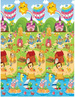 Mata edukacyjna dywan dwustronna piankowa 180x120 cm