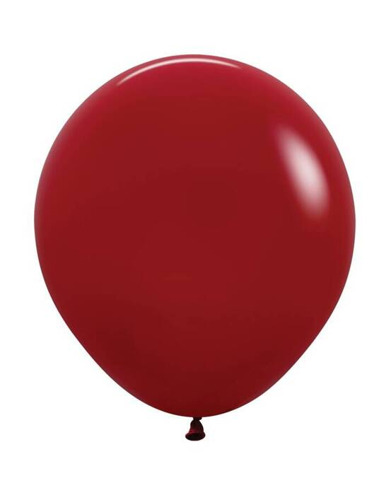 Balon lateksowy 18 cali Sempertex Solid 1 szt. Imperial Red