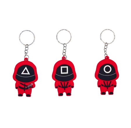 Brelok silikonowy Squid Game mix wzorów