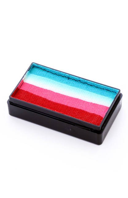 Farba do twarzy Split Cake 28g RED/ PINK/ WHITE/ TURQUOISE PartyXplosion