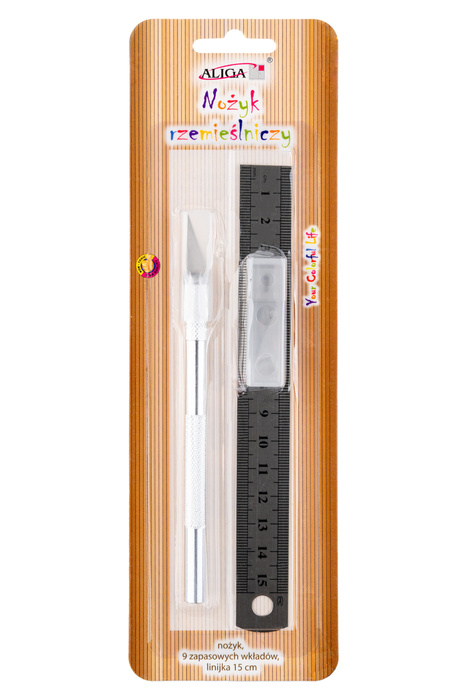 Nożyk do papieru folii rzemieślniczy zestaw