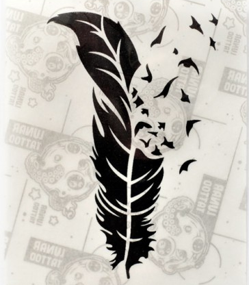 Quick tattoo - Szablon do tatuażu brokatowego