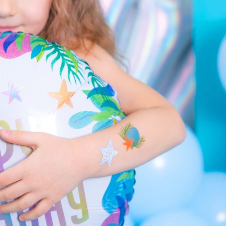 Tatuaże zmywalne wodne dla dzieci Ocean 21 szt.