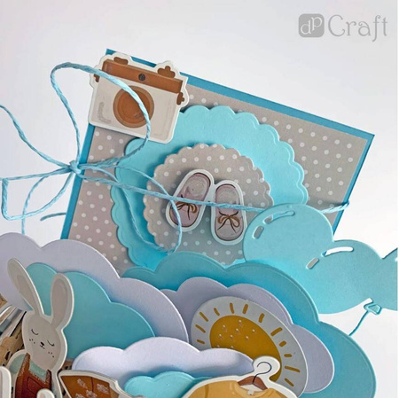 Sznurek papierowy skręcany NIEBIESKI 50 M