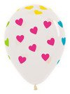 Balony Sempertex Neonowe Serca 12 cali 50 szt.