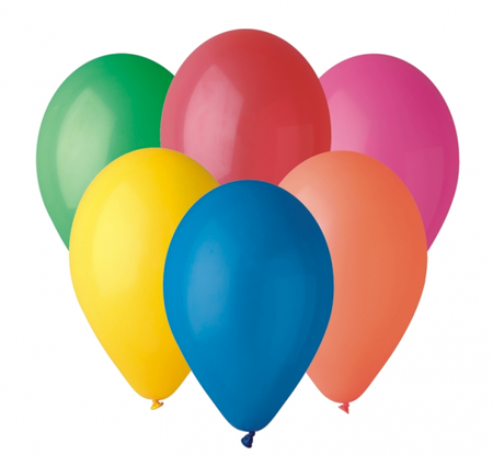 MIX 10 cali 50 szt Gemar balony