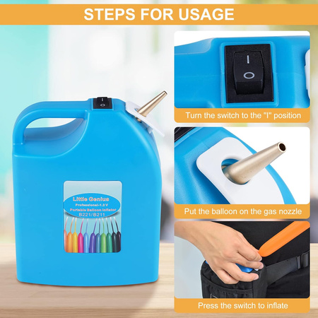 Elektryczna pompka do balonów do modelowania dmuchawa