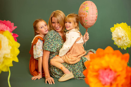 Dla kochanej Mamy balon foliowy okrągły 45 cm