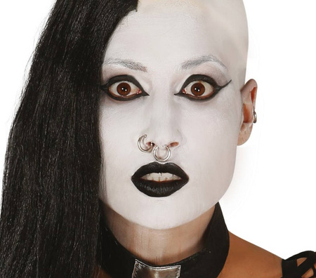 Kolczyki kółeczka Zestaw 8 szt. punk goth