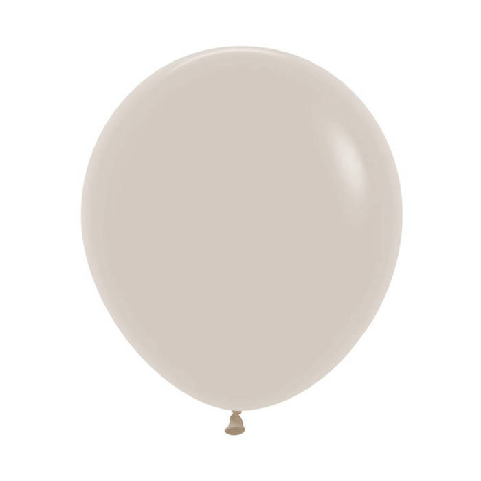 Balon lateksowy 18 cali Sempertex Solid 1 szt. White Sand
