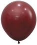 Balon lateksowy 18 cali Sempertex Solid 1 szt. Merlot