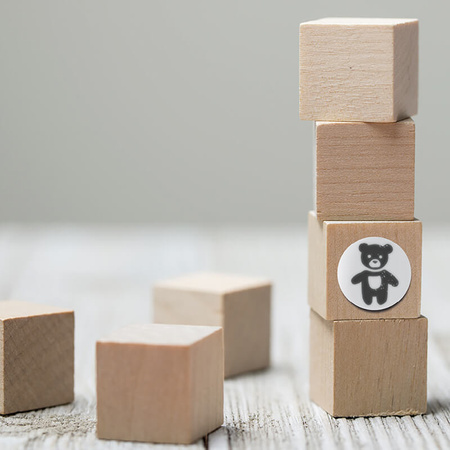 Pieczątka samotuszująca Little NIO - witaj na świecie