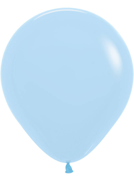 Balon lateksowy 18 cali Sempertex Solid 1 szt. Pastel Blue