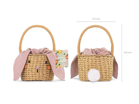 Koszyk Wielkanocny Króliczek 28 cm