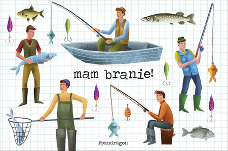 Magnes dla wędkarza "mam branie!"