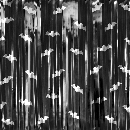 Kurtyna Party Nietoperze wisząca 100x200 cm Halloween