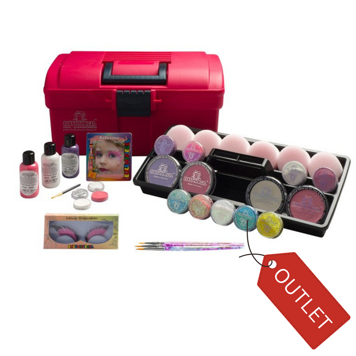 Zestaw farb do malowania twarzy i ciała JUST PINK Eulenspiegel  - OUTLET