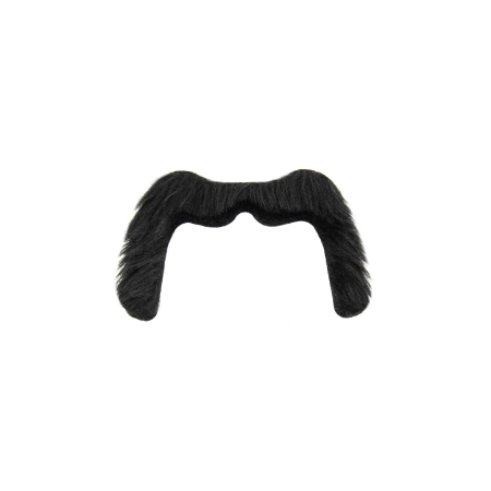 Sztuczne wąsy czarne motocyklista