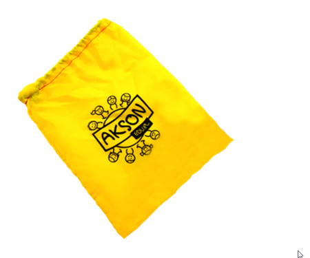 Woreczek WOREK na piłki, rusałki i woreczki gimnastyczne  AKSON 1 szt.