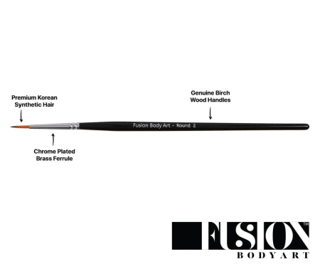 Pędzel do malowania twarzy i ciała FUSION Round 2